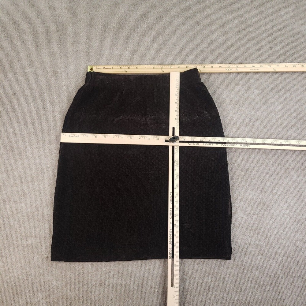 St. John Collection‎ Skirt Jacket Set Women 12 Brown Gold Button Luxury 2 Piece - Picture 10 of 16